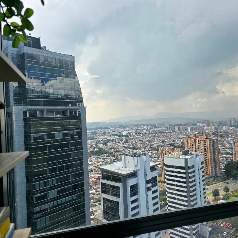 Vista panorámica, con estilo industrial, Usaquen - Apartamento con vistas a la ciudad - 22