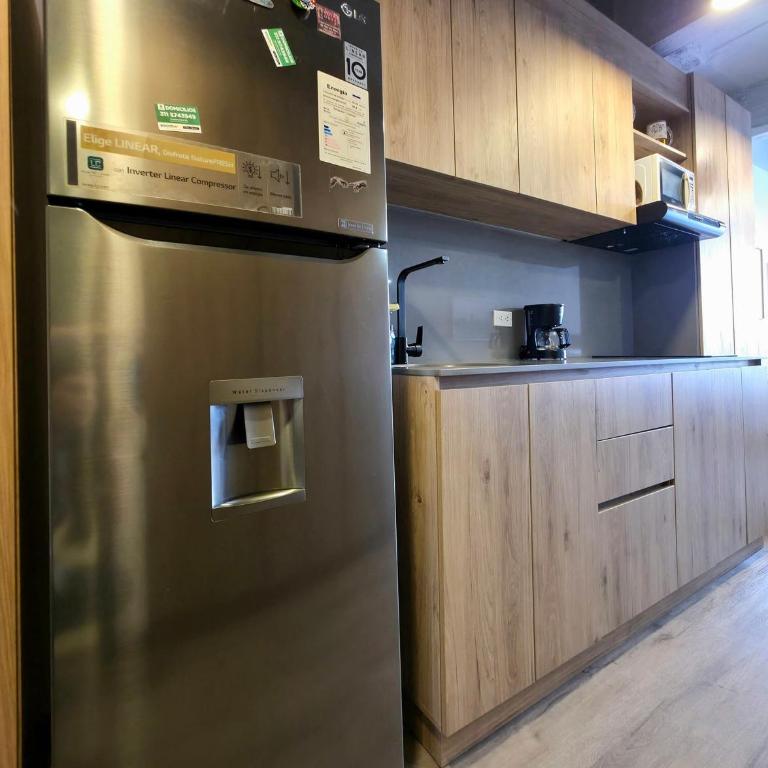 Vista panorámica, con estilo industrial, Usaquen - Apartamento con vistas a la ciudad - 34