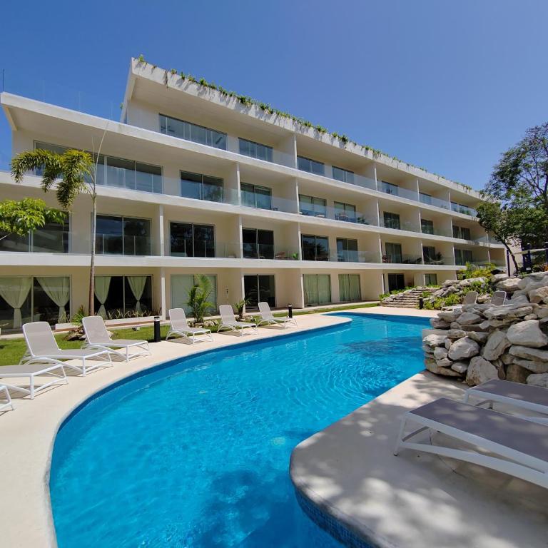 Maravilloso y Tranquilo Estudio en Playacar By Yeah - Apartamento Estudio con cama extragrande - 3