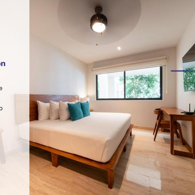 Modern apartment in Tulum Pool and Gym - One-Bedroom Apartment - 9