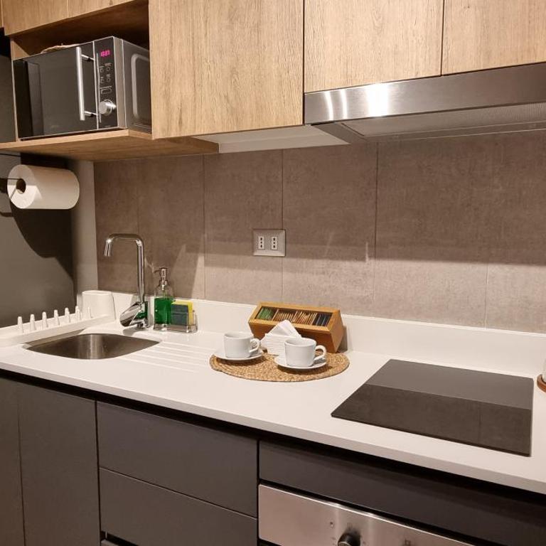 Moderno estudio en Santiago cerca del Metro - One-Bedroom Apartment - 6