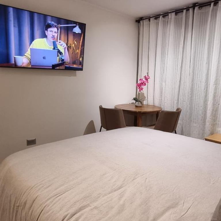 Moderno estudio en Santiago cerca del Metro - One-Bedroom Apartment - 4