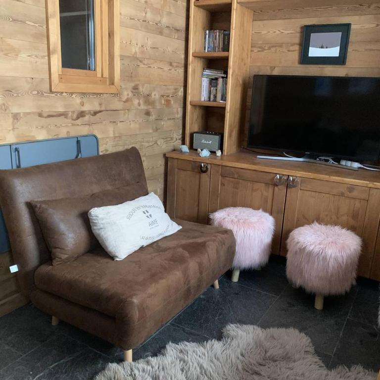 Grand studio rénové avec terrasse sud à Plagne Centre - Studio - 4