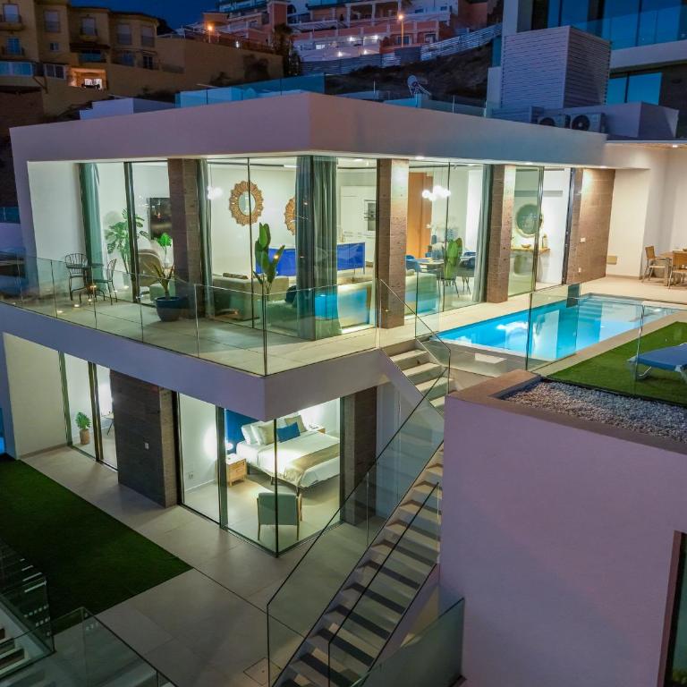 Villa F with private, heated pool and amazing ocean view THE VIEW TENERIFE - Villa de 3 dormitorios - 70