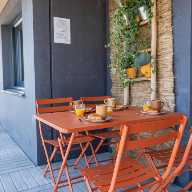 Le Havre Docks Vauban parking privé souterrain terrasse - Apartment mit 1 Schlafzimmer und Terrasse - 3
