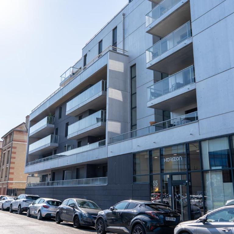 Le Havre Docks Vauban parking privé souterrain terrasse - Apartment mit 1 Schlafzimmer und Terrasse - 22