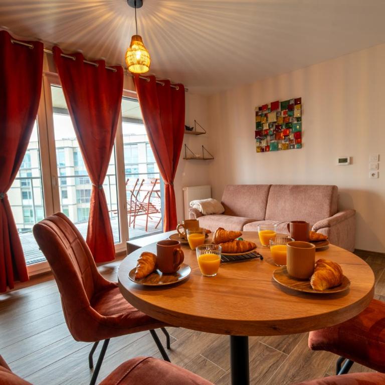 Le Havre Docks Vauban parking privé souterrain terrasse - Apartment mit 1 Schlafzimmer und Terrasse - 10