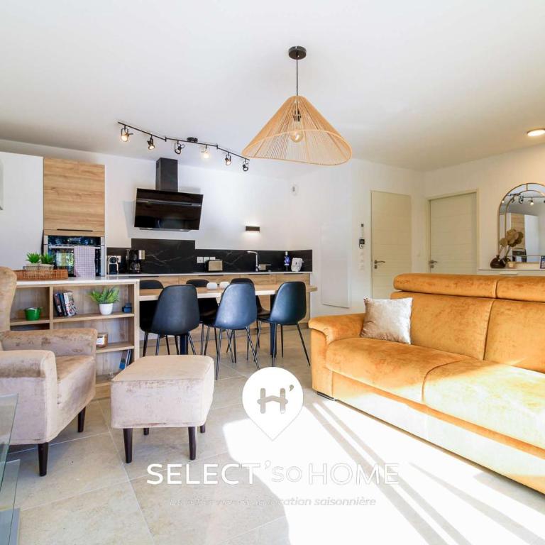 SELECT'soHOME - Appartement pour 6 personnes dans une résidence neuve avec piscine - Grande terrasse, parking privé et plancha ! - CAPNAT-A01 - Appartement avec Terrasse - 4