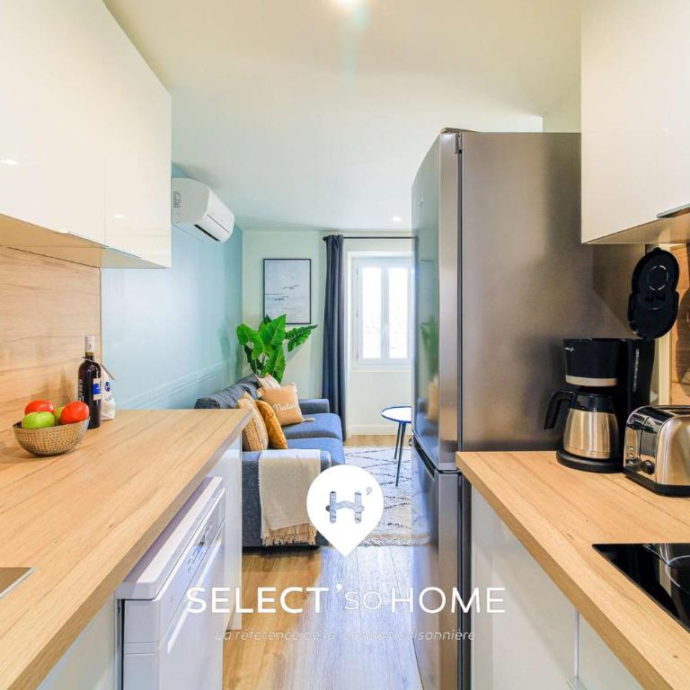 SELECT'soHOME - Appartement Rénové en Centre-Ville pour 6 personnes !- MARINA-5 - Apartamento de 2 dormitorios - 4