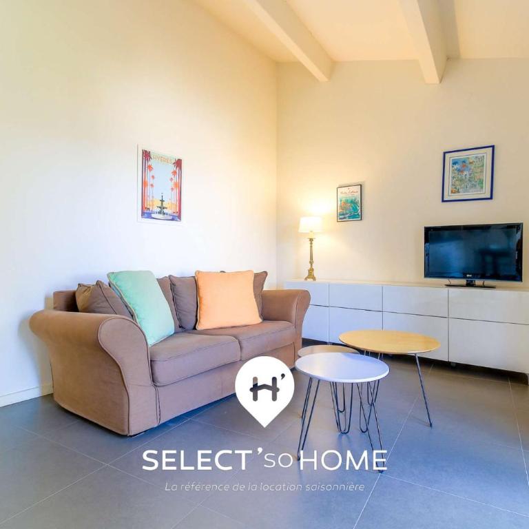 SELECT'soHOME - Appartement avec terrasse et vue mer au coeur du Lavandou - Parking privé - APPART MOUN PANTAI - Apartment mit Meerblick - 3