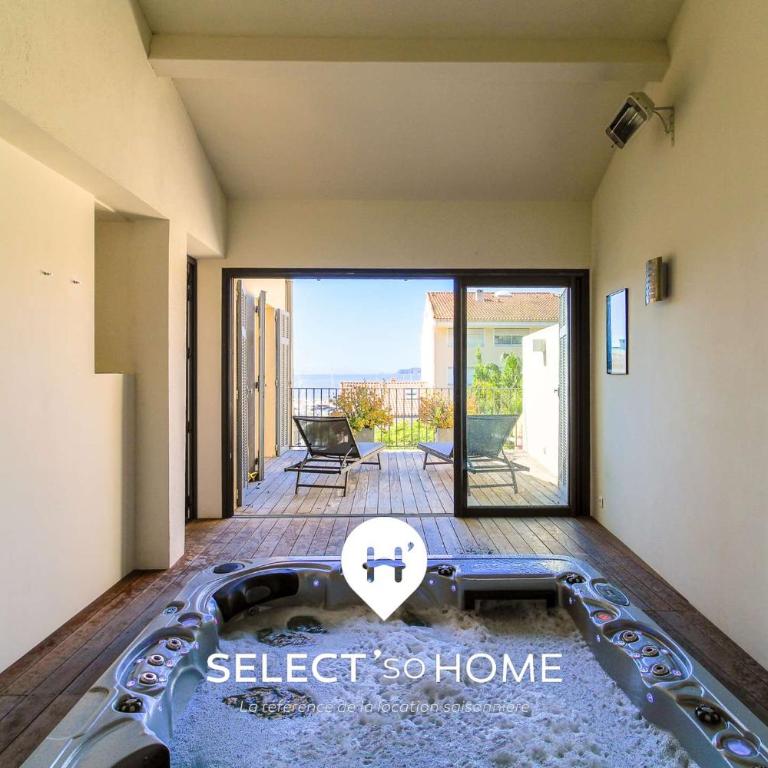 SELECT'soHOME - Villa pour 8 avec jacuzzi, vue mer et parking à quelques pas du port du Lavandou ! - VILLA MOUN PANTAI - Villa con Vista Mare - 1