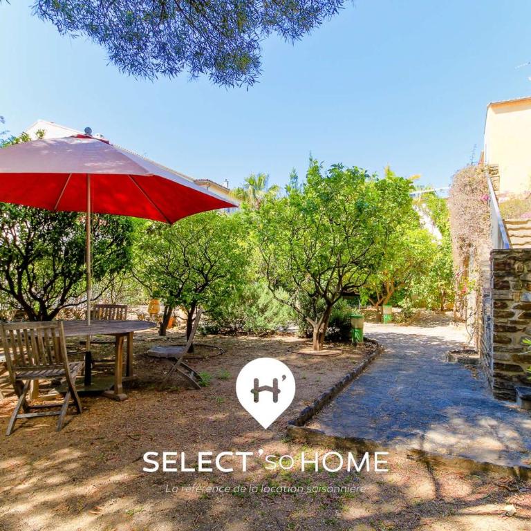 SELECT'soHOME - Villa pour 8 avec jacuzzi, vue mer et parking à quelques pas du port du Lavandou ! - VILLA MOUN PANTAI - Villa con Vista Mare - 13