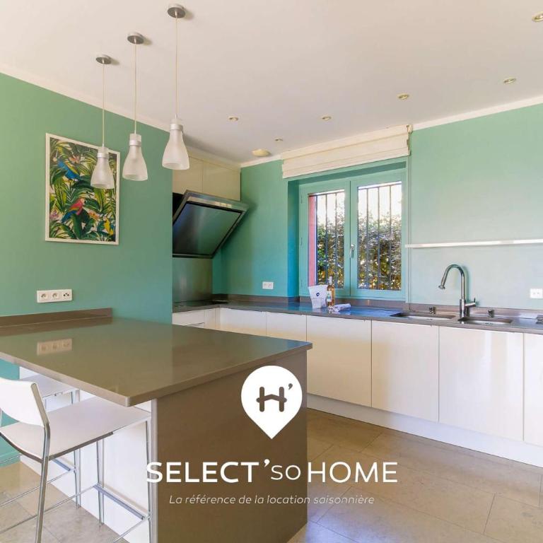 SELECT'soHOME - Villa pour 8 avec jacuzzi, vue mer et parking à quelques pas du port du Lavandou ! - VILLA MOUN PANTAI - Villa con Vista Mare - 3