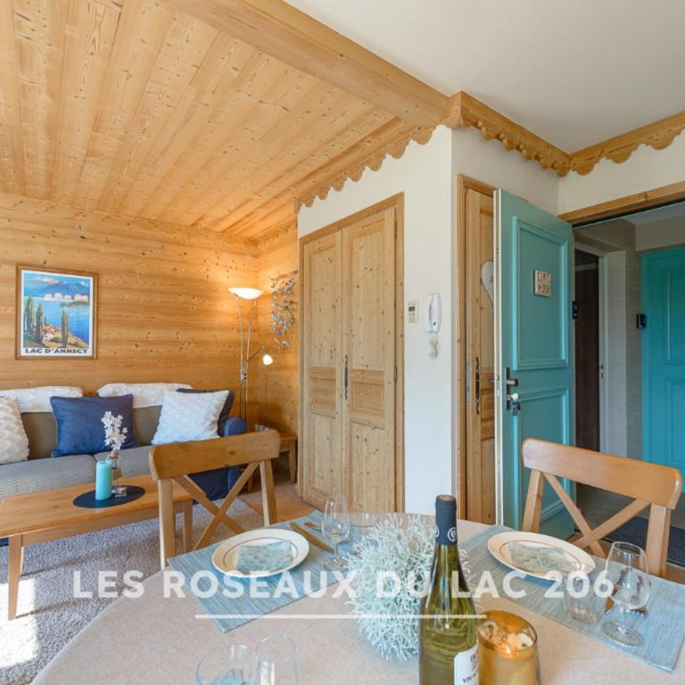Les Roseaux du Lac - 7 appartements situés dans une résidence posée au bord du lac d'Annecy - Appartement 3 Chambres - Vue sur Lac - 2