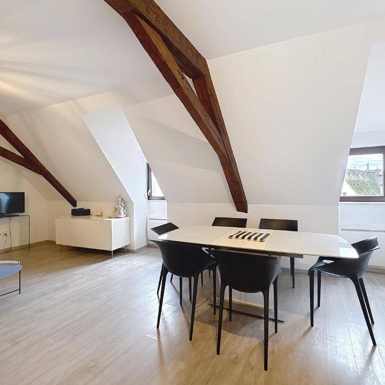 A L'ill - Apparts & Studios Strasbourg Hyper Centre - Appartamento con 4 Camere da Letto e Vista Fiume - 16