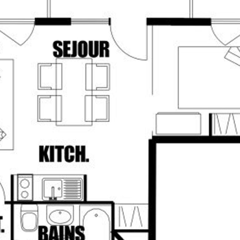Studio spacieux 4 pers, lit double, pistes, parking - FR-1-572-146 - Estudio - 8