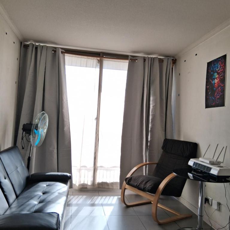 Departamento Parque O'Higgins - One-Bedroom Apartment with Balcony and City View - 1