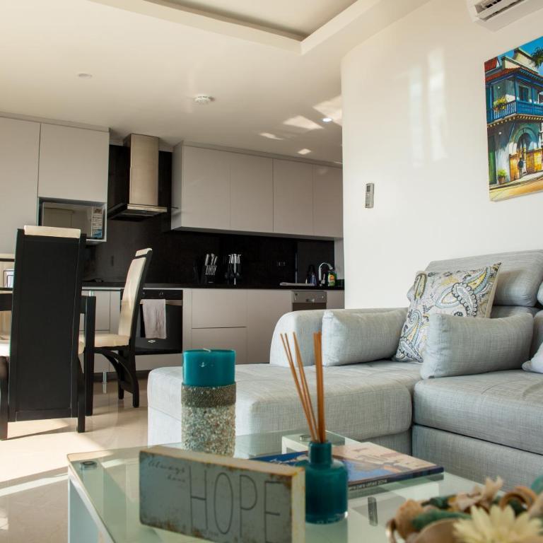 Cartagena Beach Front - Apartamento con balcón - 9