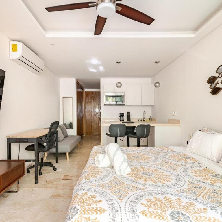 Loft moderno en Tulum con piscina en roof y WiFi 500 Mbps - Apartamento de 1 dormitorio - 33