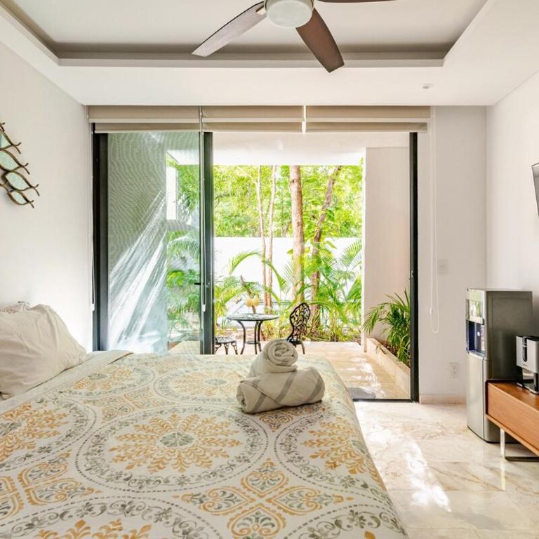 Loft moderno en Tulum con piscina en roof y WiFi 500 Mbps - Apartamento de 1 dormitorio - 37