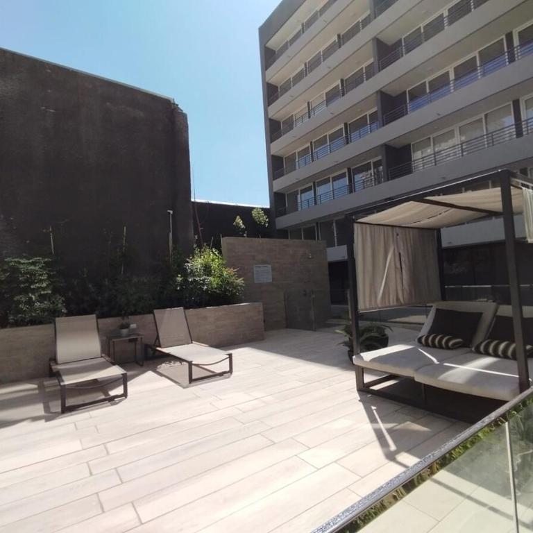 Comfortable apartment in Ñuñoa with parking - One-Bedroom Apartment with Balcony - 16