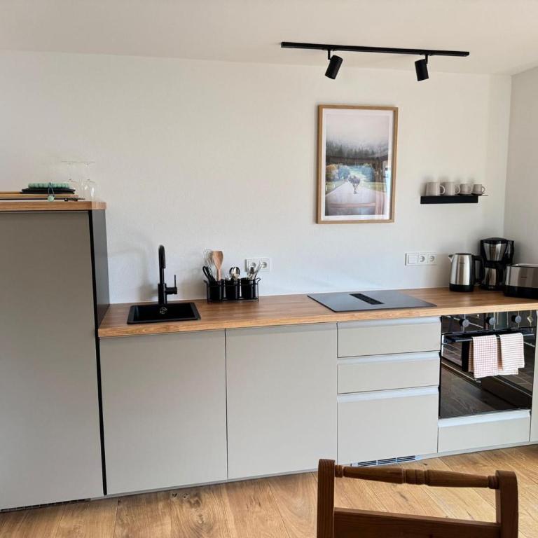 DAS BISCHOF - 5 exklusive Ferienwohnungen und 1 Doppelzimmer - 4x mit privater Zirben Sauna - Semmelservice & Hindelang PLUS - Apartment mit 1 Schlafzimmer und Balkon - 3