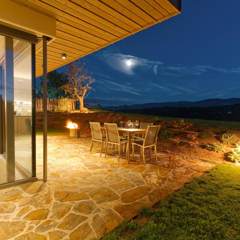 Stilvolles Ferienhaus Südsteiermark ruhige Lage top Aussicht & E-Ladestation - Ferienhaus mit 3 Schlafzimmern - 7