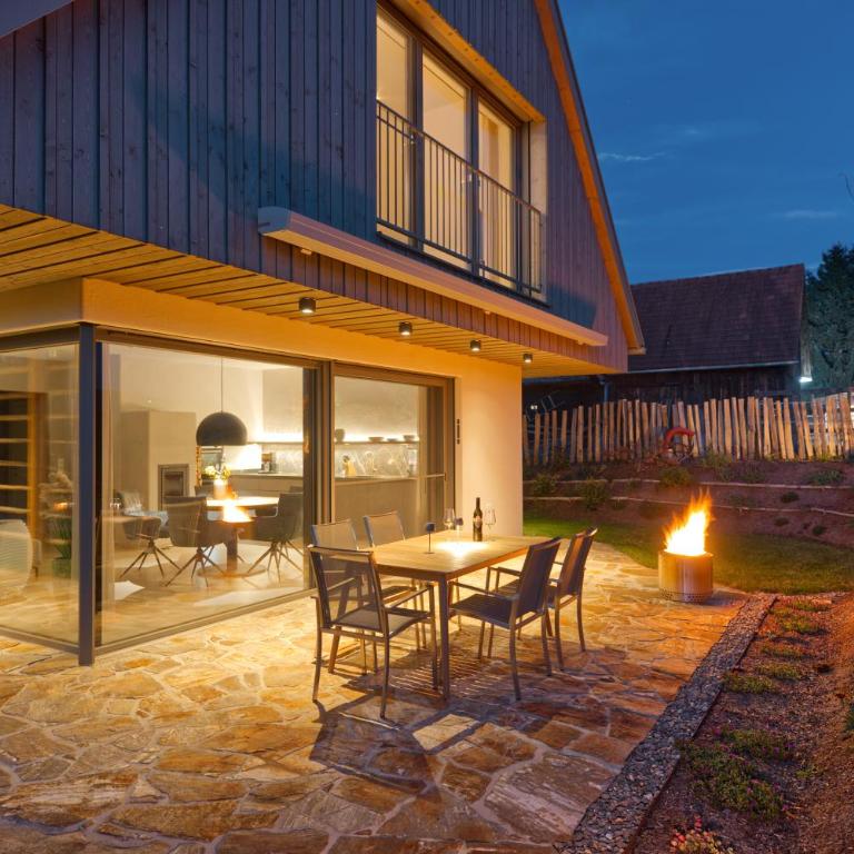 Stilvolles Ferienhaus Südsteiermark ruhige Lage top Aussicht & E-Ladestation - Ferienhaus mit 3 Schlafzimmern - 14