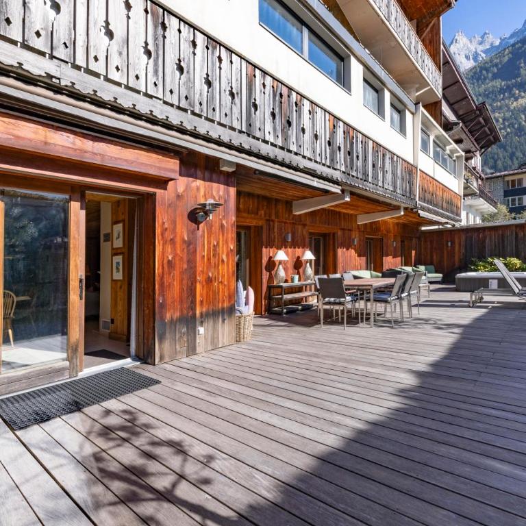 Apartment Au Bon Coin - Luxury Chamonix Hidden Haven, Mont Blanc view, Hot Tub and Garden - Superior Apartment mit Bergblick - 61
