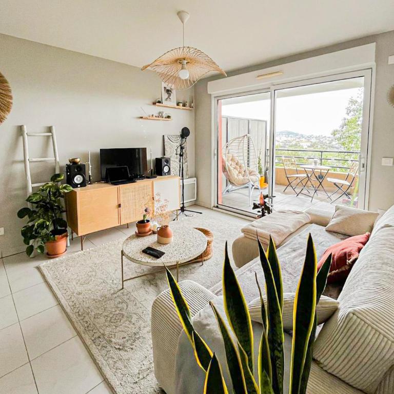 Appartement élégant- vue panoramique, Wifi, 2pers - Appartement 1 Chambre - 1
