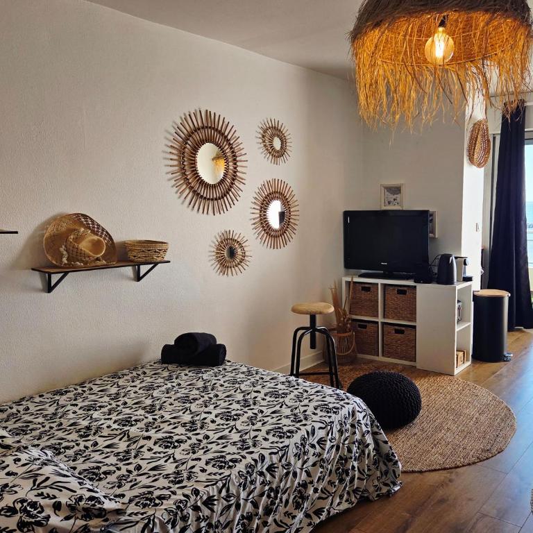 Studio plein sud le ciel le soleil et la mer - Appartement 1 Chambre - 4