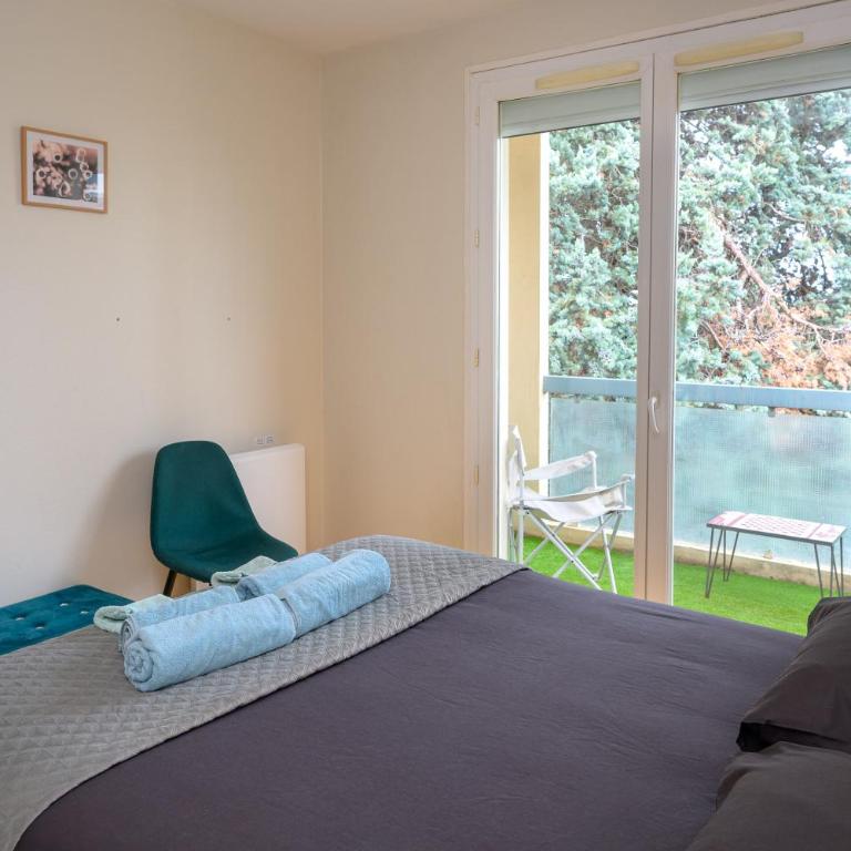 Les jardins de Rangueil, Parking, Métro, Piscine - Appartement 1 Chambre - 34