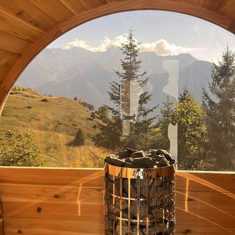 Nouveau chalet d'architecte Le Lauzaret sauna et jacuzzi Villard-Reculas - Chalet - 8
