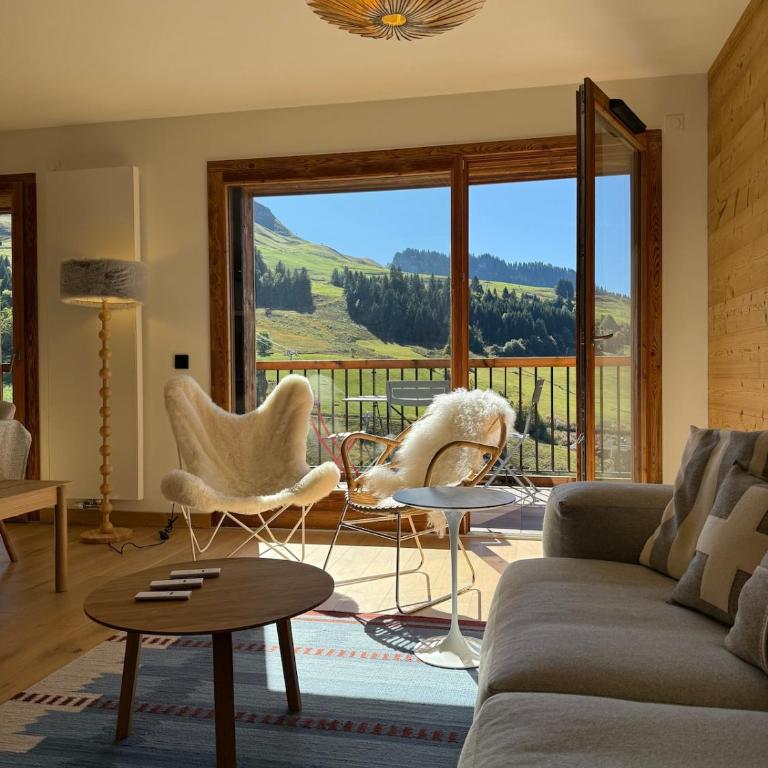 Appartement au Chinaillon 1350 - vue panoramique sur les montagne, -10' des pistes - Apartment mit 3 Schlafzimmern - 40