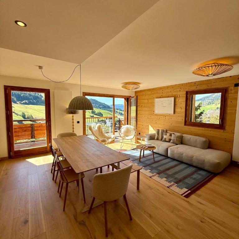 Appartement au Chinaillon 1350 - vue panoramique sur les montagne, -10' des pistes - Apartment mit 3 Schlafzimmern - 45