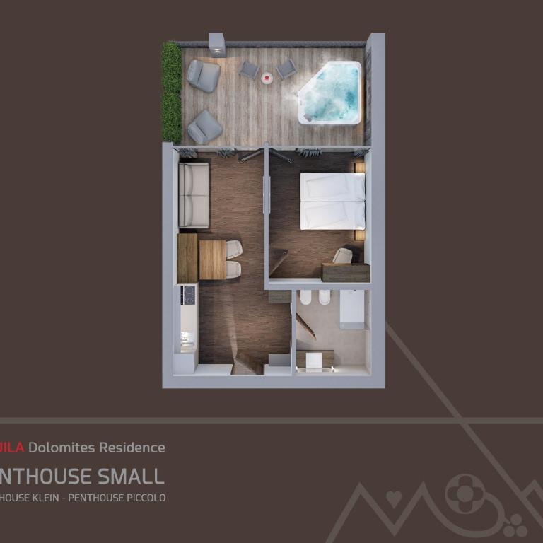 Aquila Dolomites Residence - Appartamento Attico con Terrazza (2-4 Adulti) - 4