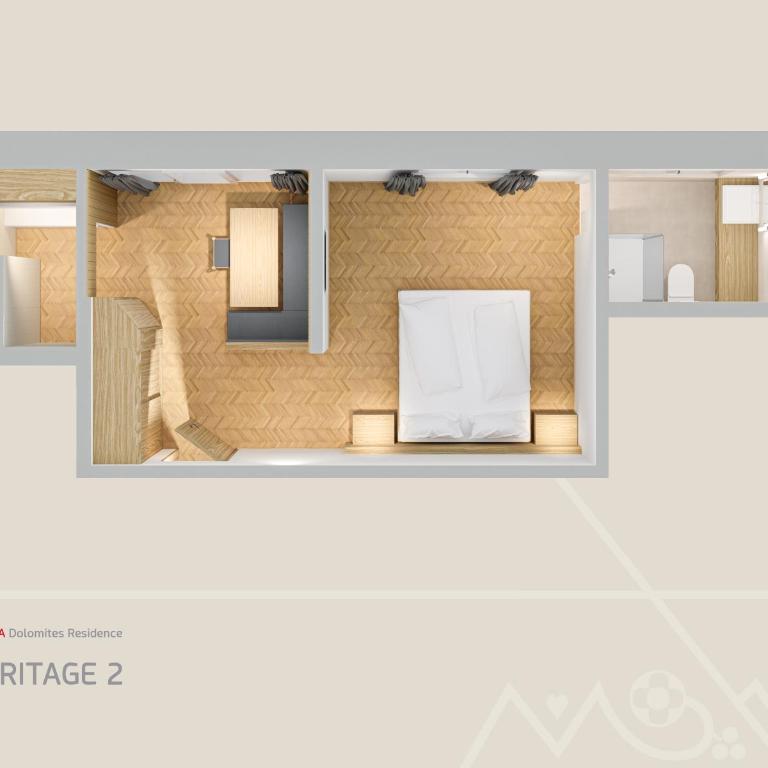 Aquila Dolomites Residence - Camera Deluxe (2 Adulti + 1 Bambino) - 2