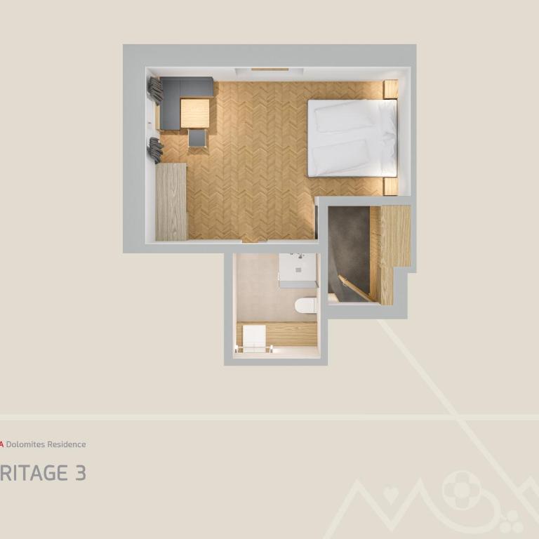 Aquila Dolomites Residence - Camera Deluxe Matrimoniale/Doppia con Letti Singoli con Vista Giardino - 4