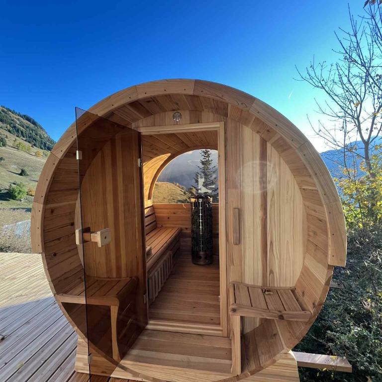 Nouveau chalet d'architecte Le Lauzaret sauna et jacuzzi Villard-Reculas - Chalet - 6