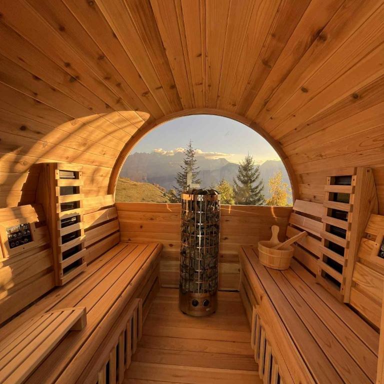 Nouveau chalet d'architecte Le Lauzaret sauna et jacuzzi Villard-Reculas - Chalet - 3