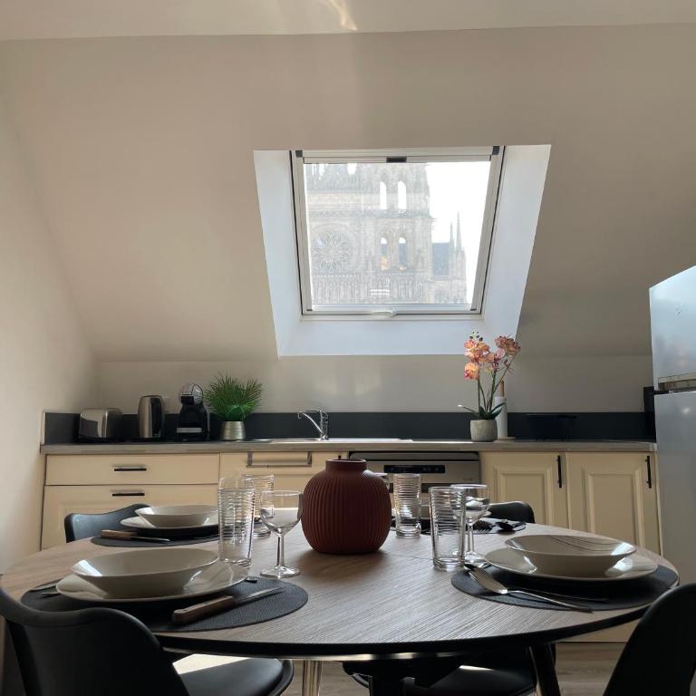 Vue Cathedrale, Elegance & Lumière à Amiens - Apartment mit 3 Schlafzimmern - 6
