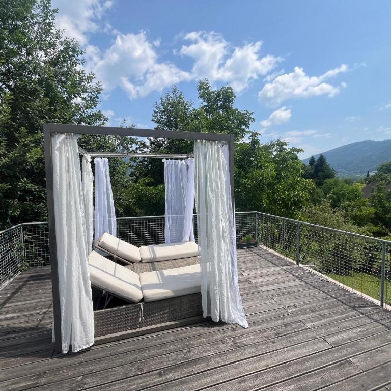Blaues Haus Ferienwohnung Bodensdorf Ossiacher See Gerlitzen Alpe - Apartment mit Terrasse - 13