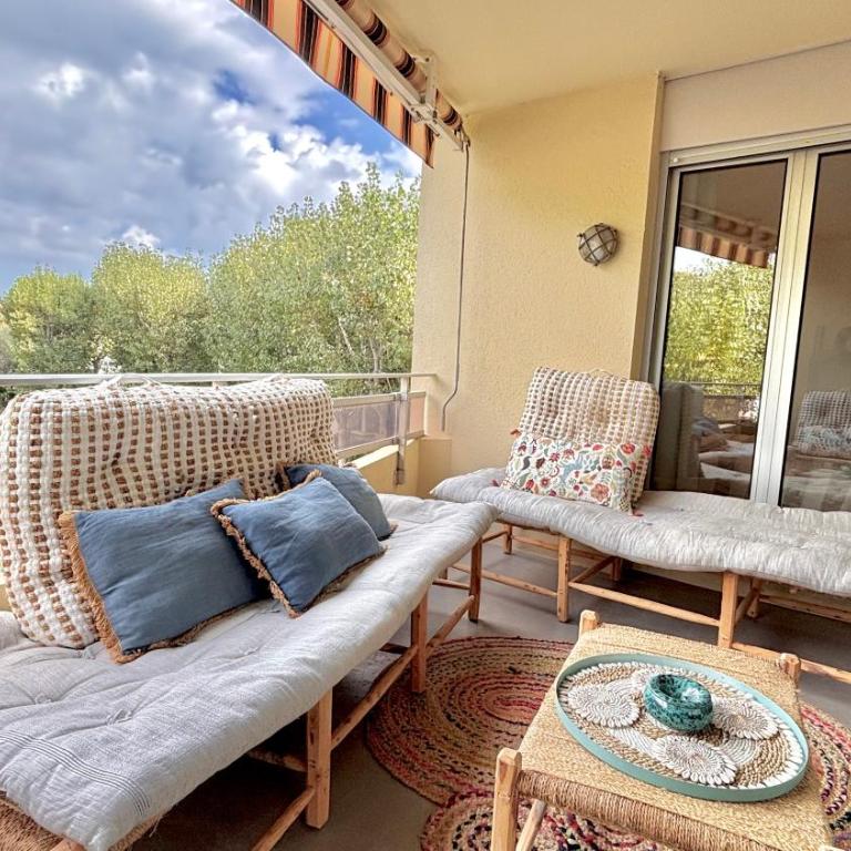 Boho - Appartement calme avec piscine & plage à pied - Apartamento de 2 dormitorios - 7