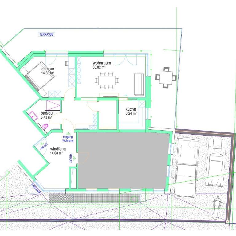Apart Recheler - One-Bedroom Apartment with Balcony and Mountain View - 10