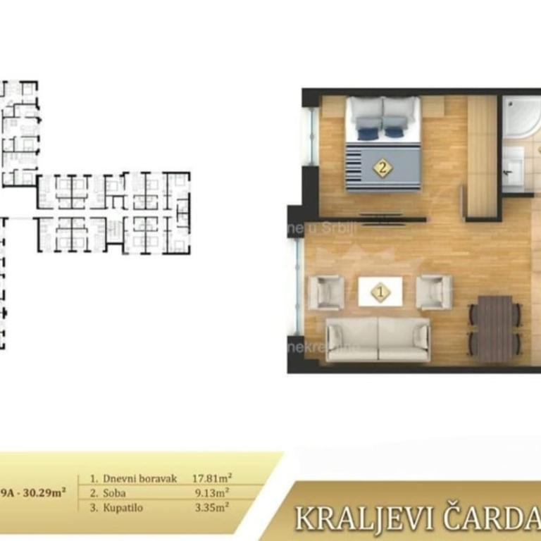 Kraljevi Čardaci apartman Lux 10 - Apartman sa 1 Spavaćom Sobom - 3
