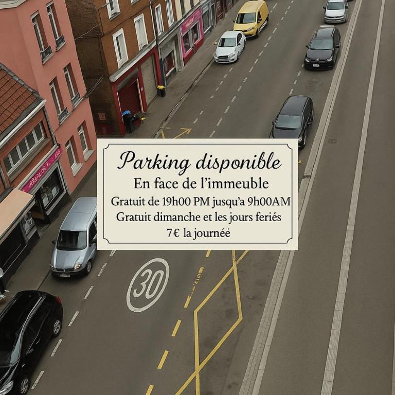 Appartement Yodyne 5 min de Lille Flandres - One-Bedroom Apartment - 19