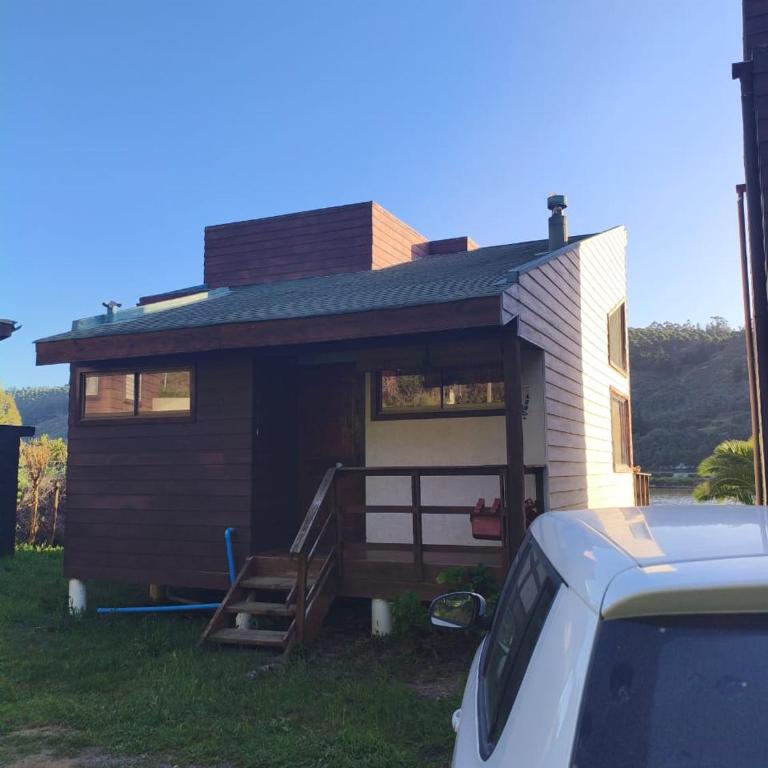 Cabaña en Pichilemu Cahuil vista a la laguna - Two-Bedroom Chalet - 10