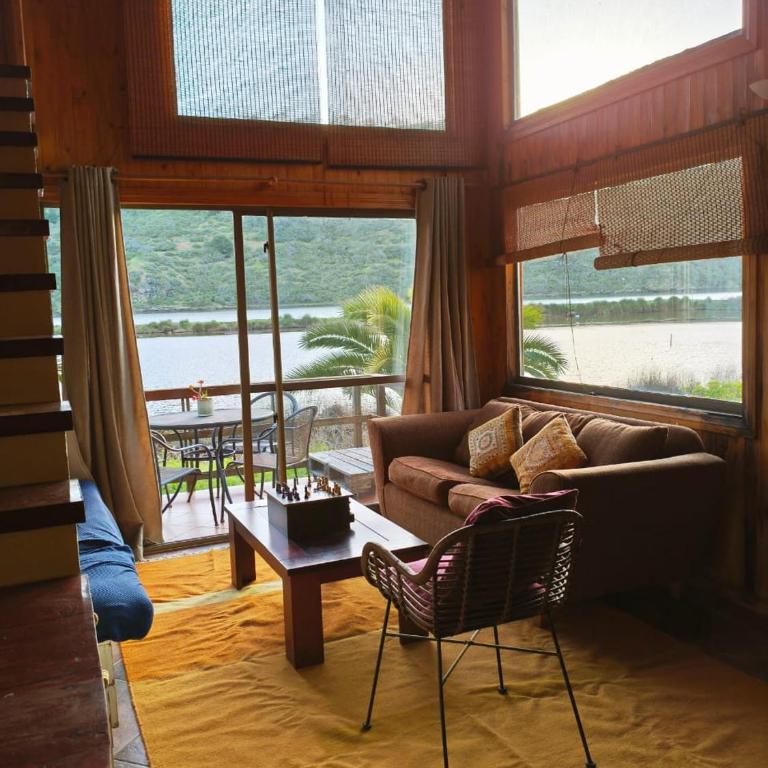 Cabaña en Pichilemu Cahuil vista a la laguna - Two-Bedroom Chalet - 1