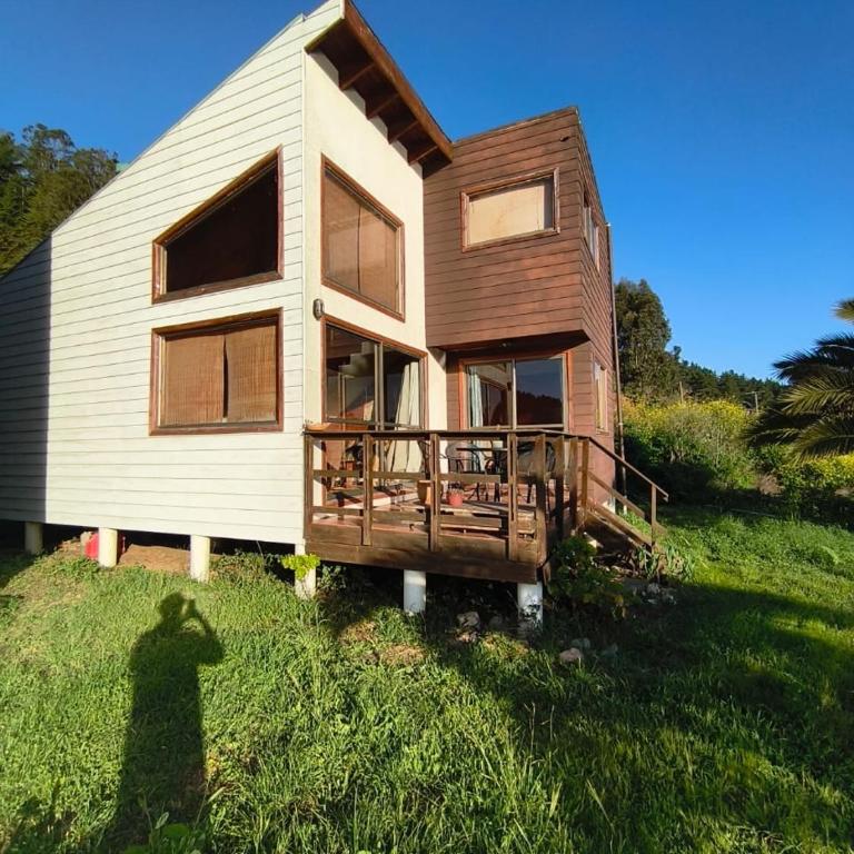 Cabaña en Pichilemu Cahuil vista a la laguna - Two-Bedroom Chalet - 11