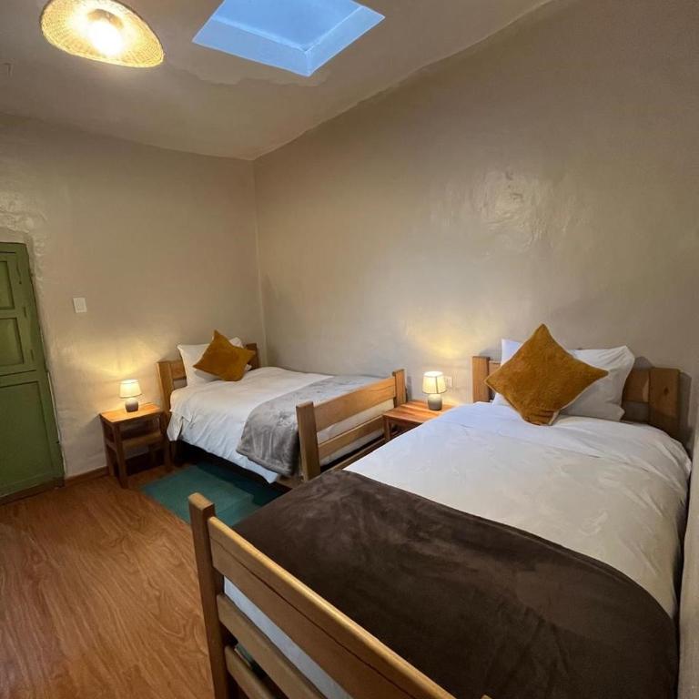 Casa Terra - Habitación Doble Estándar con vistas al jardín - 2 camas - 6